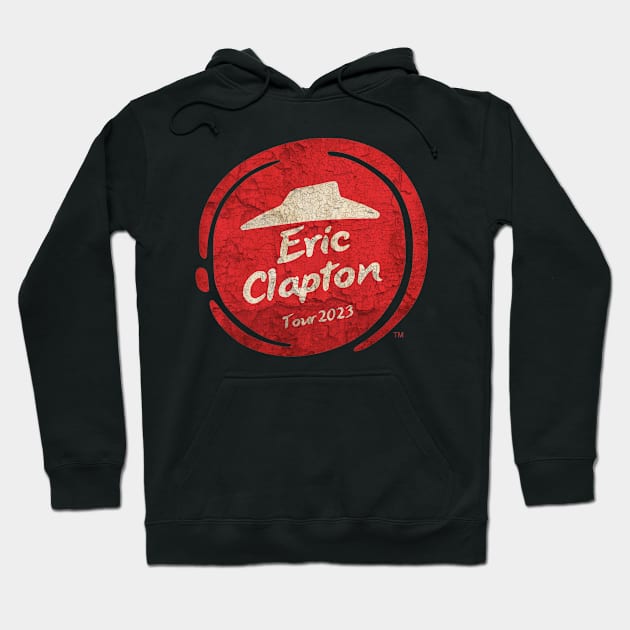 Cosplay Parody Pizza Hut Vintage Music Lovers - Eric Clapton Tour 2023 Hoodie by kumurkumur